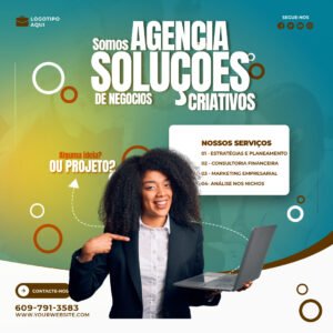 Template PSD Para Posts Redes Sociais – Business Social Media